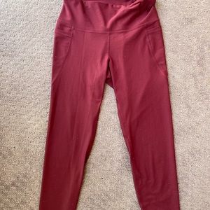 Old Navy | Burgundy leggings (L)